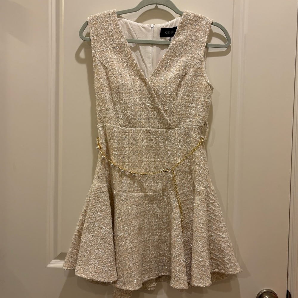 NWT Cider Dress with Beaded Belt